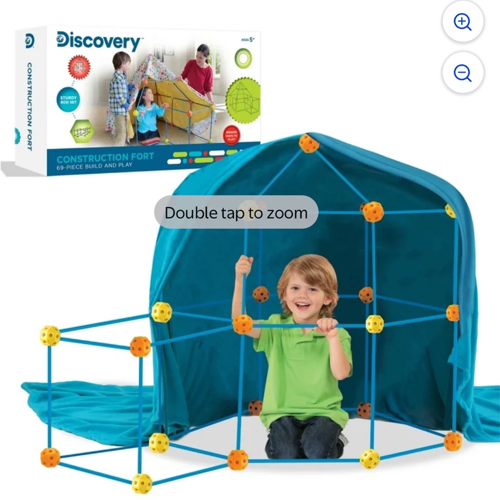 Discovery Kids
Flexible Construction Fort, Set of 69